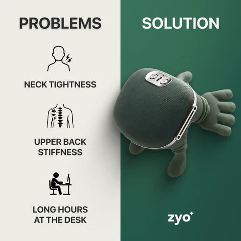 Neck & Back Massager with Heat Therapy