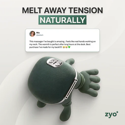 Neck & Back Massager with Heat Therapy