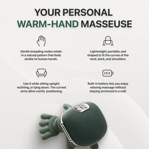 Neck & Back Massager with Heat Therapy